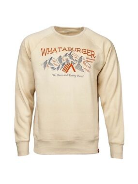 Whataburger Cream Graphic Crewneck Sweatshirt - Whataburger